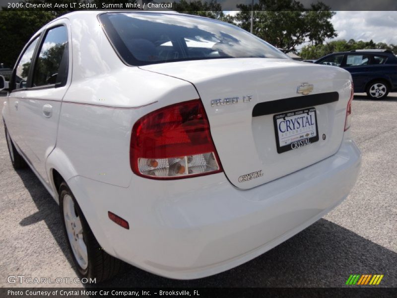 Summit White / Charcoal 2006 Chevrolet Aveo LT Sedan
