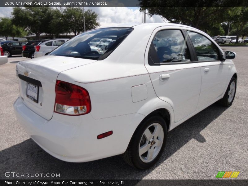 Summit White / Charcoal 2006 Chevrolet Aveo LT Sedan