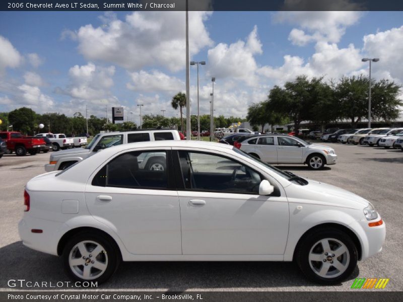Summit White / Charcoal 2006 Chevrolet Aveo LT Sedan
