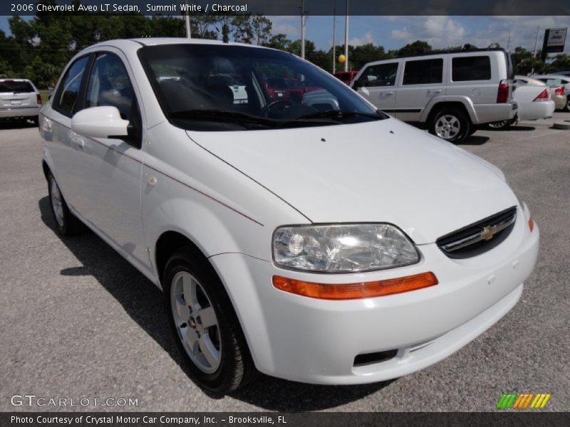 Summit White / Charcoal 2006 Chevrolet Aveo LT Sedan