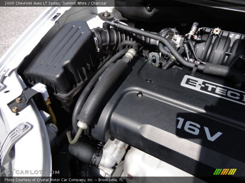  2006 Aveo LT Sedan Engine - 1.6 Liter DOHC 16-Valve 4 Cylinder