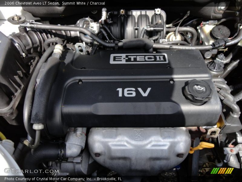  2006 Aveo LT Sedan Engine - 1.6 Liter DOHC 16-Valve 4 Cylinder