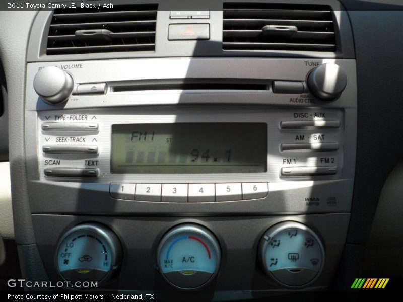 Black / Ash 2011 Toyota Camry LE