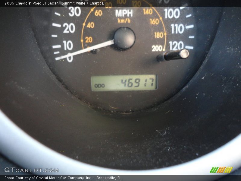 Summit White / Charcoal 2006 Chevrolet Aveo LT Sedan