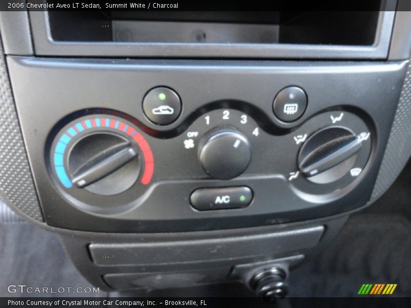 Summit White / Charcoal 2006 Chevrolet Aveo LT Sedan