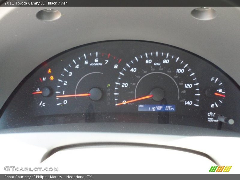 Black / Ash 2011 Toyota Camry LE