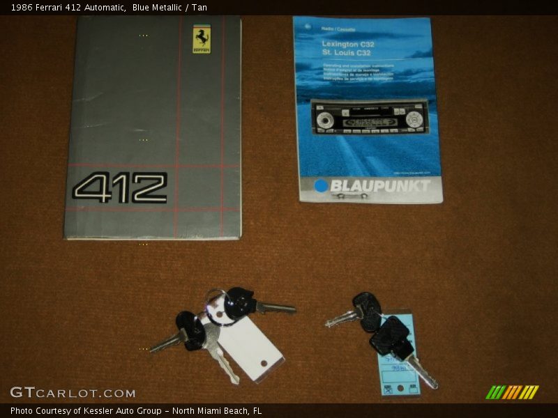 Books/Manuals of 1986 412 Automatic