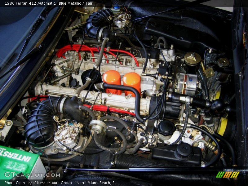  1986 412 Automatic Engine - 4.9 Liter DOHC 24-Valve V12
