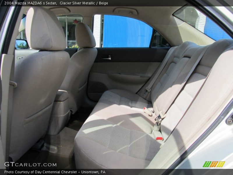 Glacier Silver Metallic / Beige 2004 Mazda MAZDA6 s Sedan