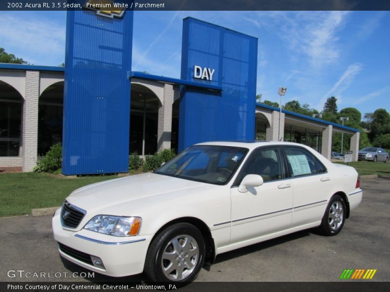 Premium White / Parchment 2002 Acura RL 3.5 Sedan