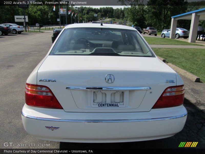 Premium White / Parchment 2002 Acura RL 3.5 Sedan