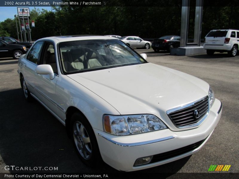 Premium White / Parchment 2002 Acura RL 3.5 Sedan