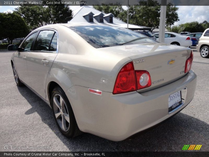 Gold Mist Metallic / Ebony 2011 Chevrolet Malibu LT