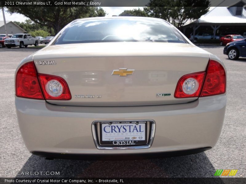 Gold Mist Metallic / Ebony 2011 Chevrolet Malibu LT