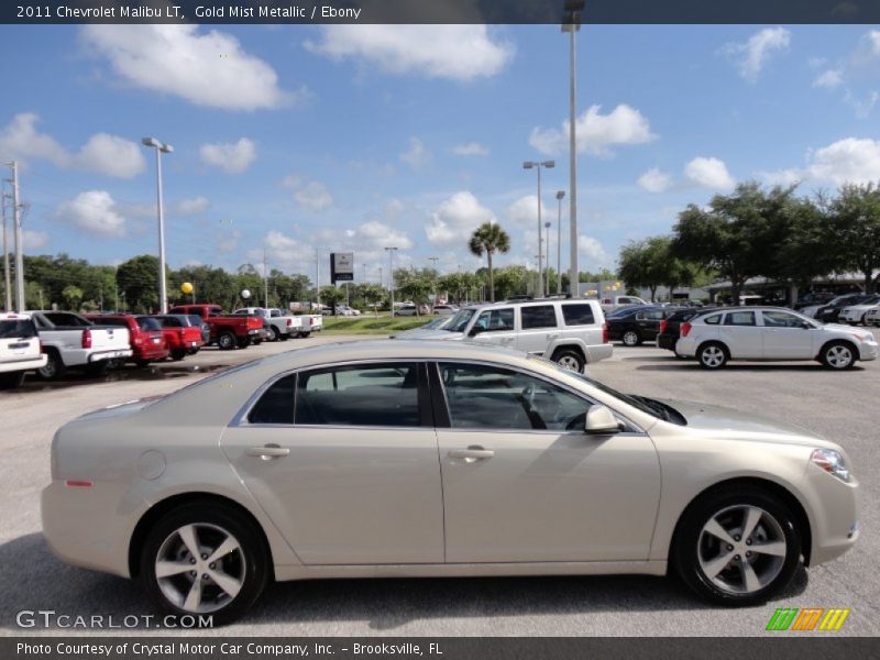 Gold Mist Metallic / Ebony 2011 Chevrolet Malibu LT