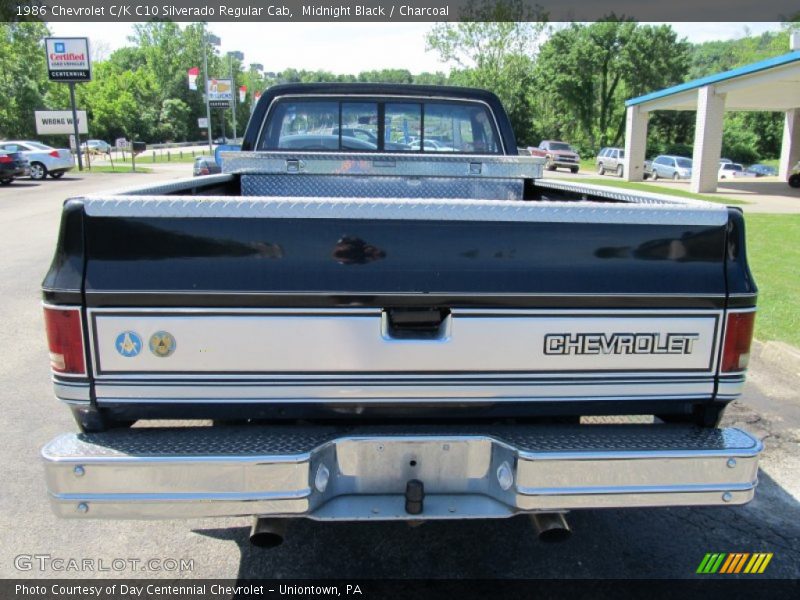 Midnight Black / Charcoal 1986 Chevrolet C/K C10 Silverado Regular Cab