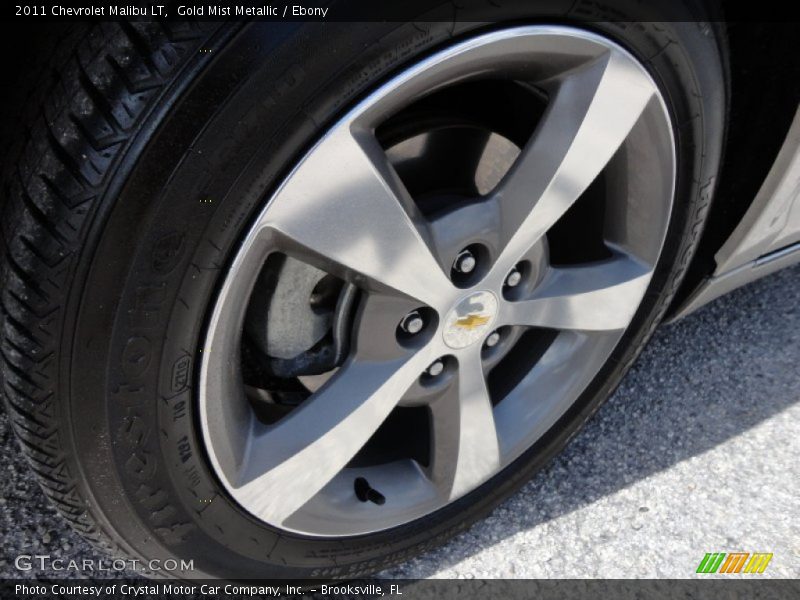 Gold Mist Metallic / Ebony 2011 Chevrolet Malibu LT