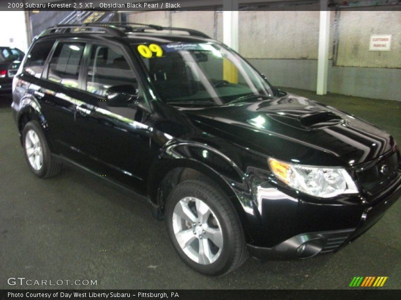 Obsidian Black Pearl / Black 2009 Subaru Forester 2.5 XT