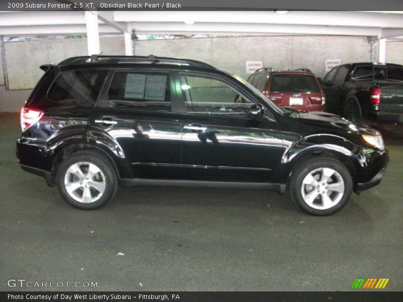 Obsidian Black Pearl / Black 2009 Subaru Forester 2.5 XT