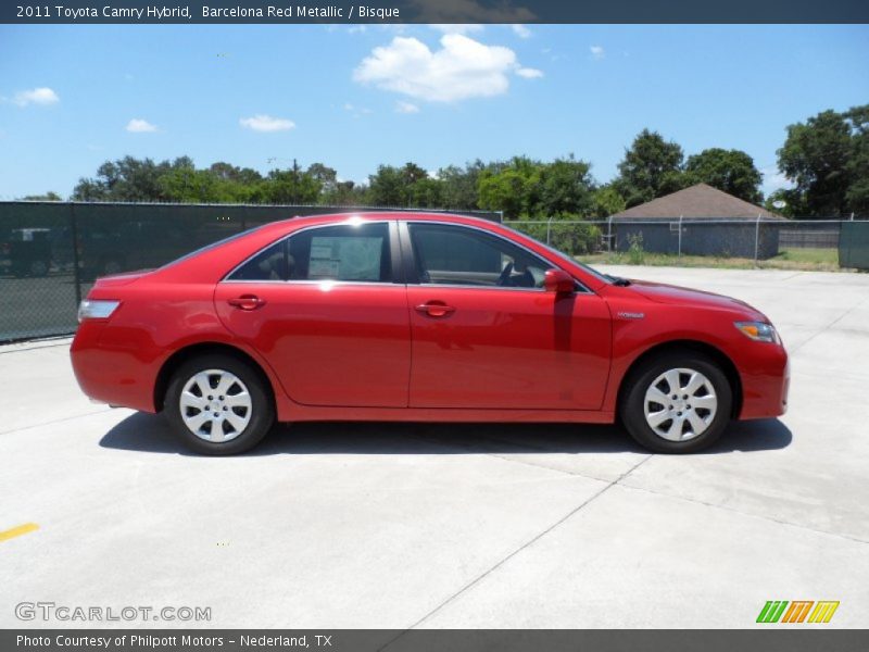  2011 Camry Hybrid Barcelona Red Metallic