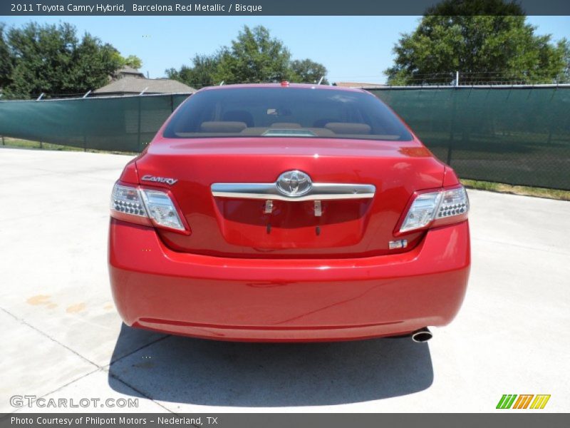 Barcelona Red Metallic / Bisque 2011 Toyota Camry Hybrid