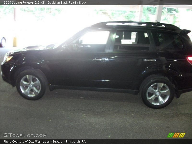 Obsidian Black Pearl / Black 2009 Subaru Forester 2.5 XT