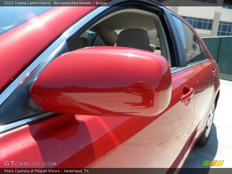 Barcelona Red Metallic / Bisque 2011 Toyota Camry Hybrid