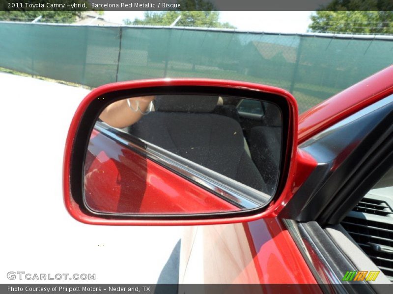 Barcelona Red Metallic / Bisque 2011 Toyota Camry Hybrid