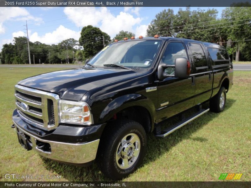 Black / Medium Flint 2005 Ford F250 Super Duty Lariat FX4 Crew Cab 4x4