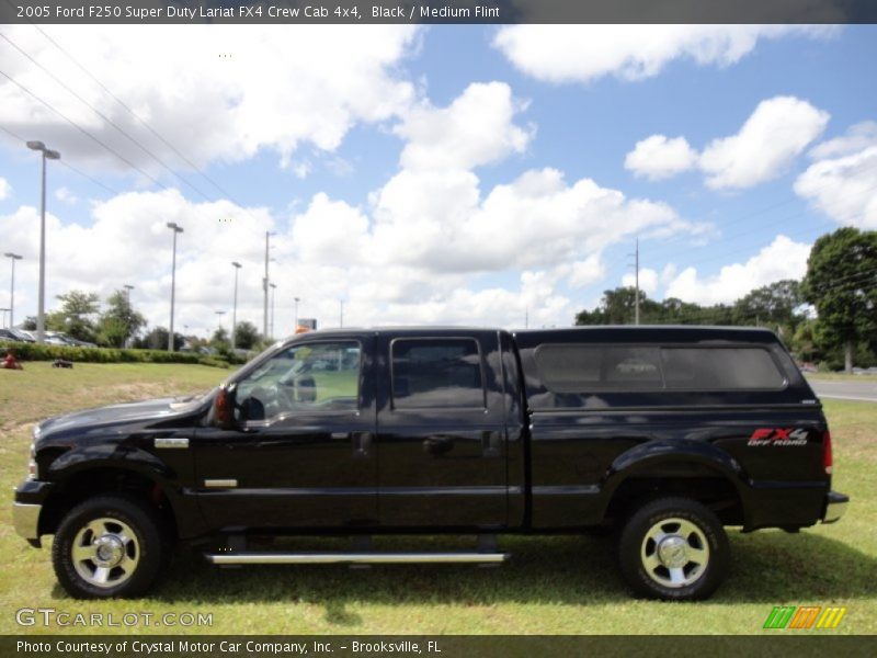 Black / Medium Flint 2005 Ford F250 Super Duty Lariat FX4 Crew Cab 4x4