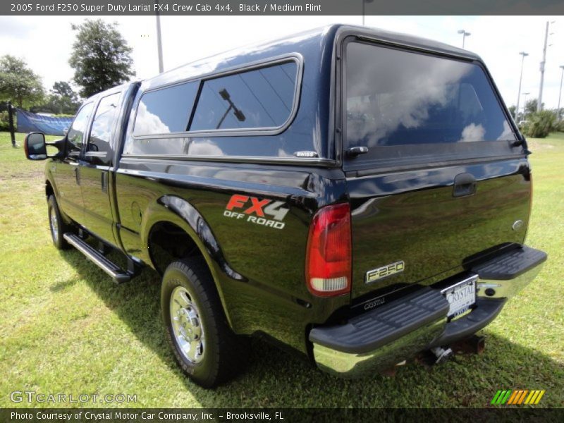 Black / Medium Flint 2005 Ford F250 Super Duty Lariat FX4 Crew Cab 4x4