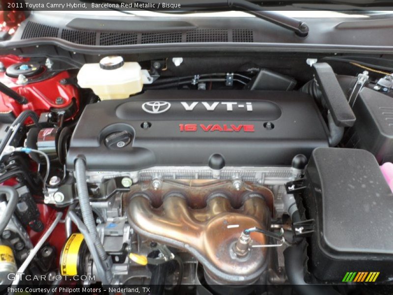  2011 Camry Hybrid Engine - 2.4 Liter H DOHC 16-Valve VVT-i 4 Cylinder Gasoline/Electric Hybrid