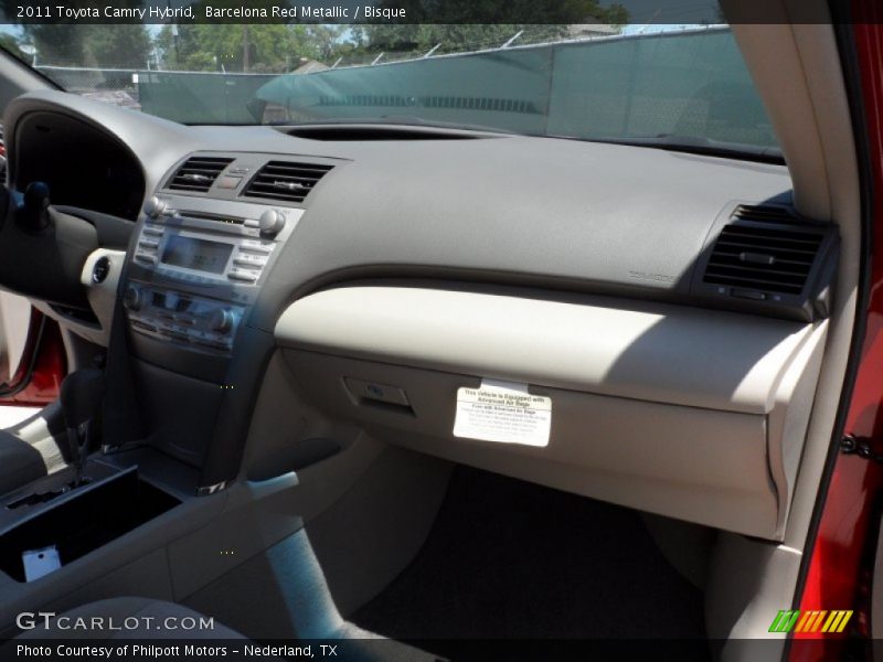 Barcelona Red Metallic / Bisque 2011 Toyota Camry Hybrid