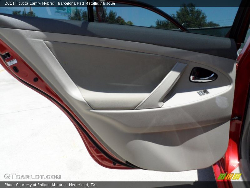 Barcelona Red Metallic / Bisque 2011 Toyota Camry Hybrid