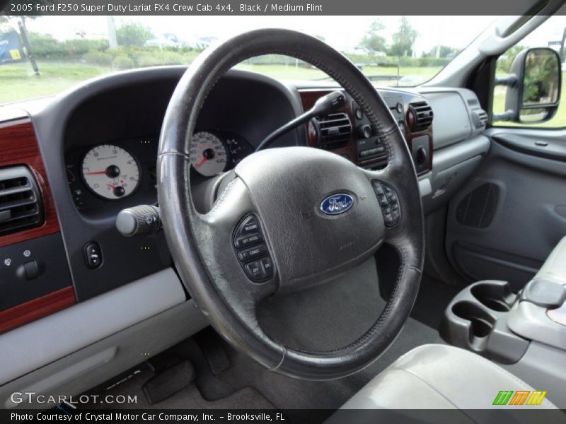 Black / Medium Flint 2005 Ford F250 Super Duty Lariat FX4 Crew Cab 4x4