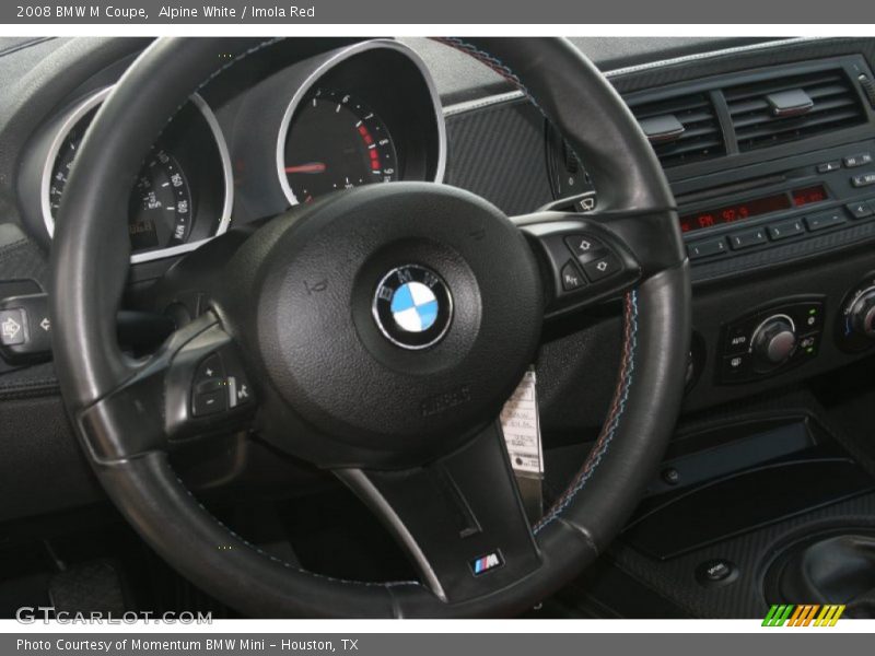 Alpine White / Imola Red 2008 BMW M Coupe