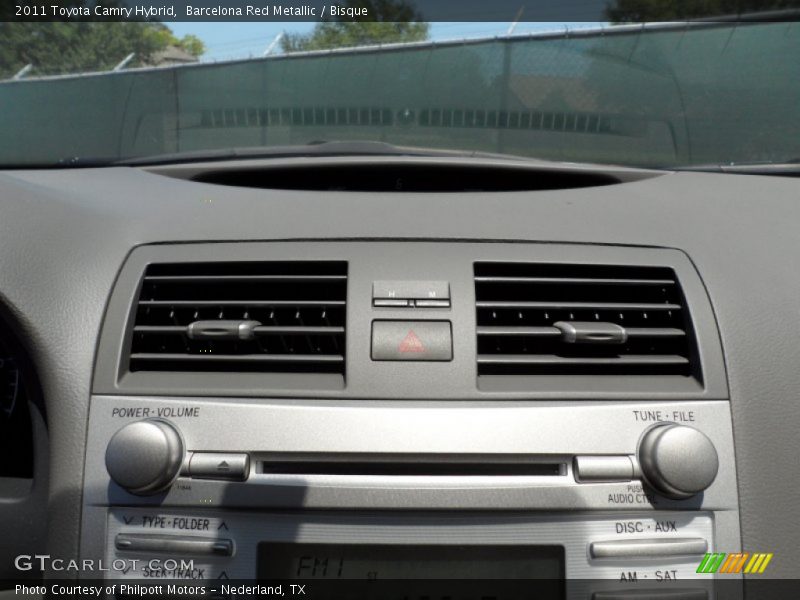 Barcelona Red Metallic / Bisque 2011 Toyota Camry Hybrid