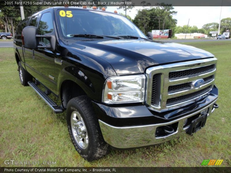 Black / Medium Flint 2005 Ford F250 Super Duty Lariat FX4 Crew Cab 4x4