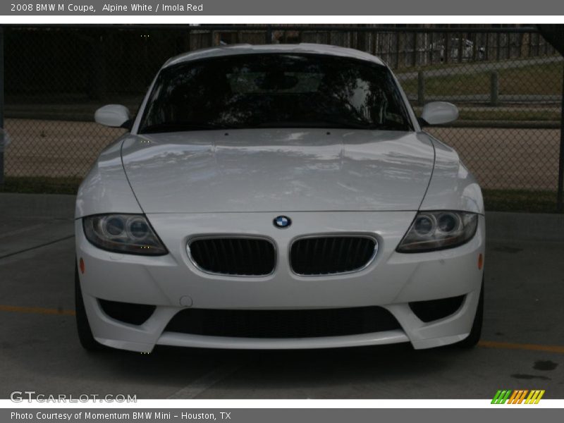 Alpine White / Imola Red 2008 BMW M Coupe