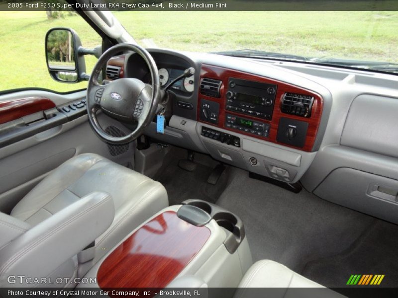 Black / Medium Flint 2005 Ford F250 Super Duty Lariat FX4 Crew Cab 4x4