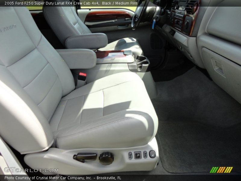 Black / Medium Flint 2005 Ford F250 Super Duty Lariat FX4 Crew Cab 4x4