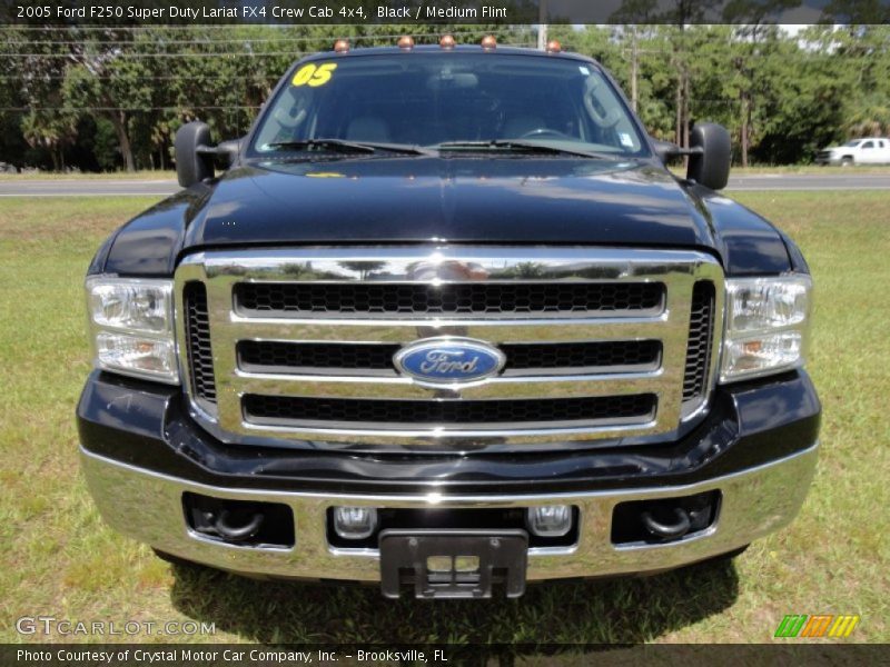 Black / Medium Flint 2005 Ford F250 Super Duty Lariat FX4 Crew Cab 4x4