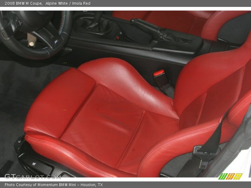  2008 M Coupe Imola Red Interior