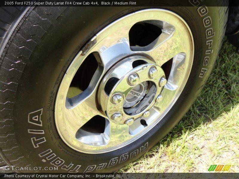 Black / Medium Flint 2005 Ford F250 Super Duty Lariat FX4 Crew Cab 4x4