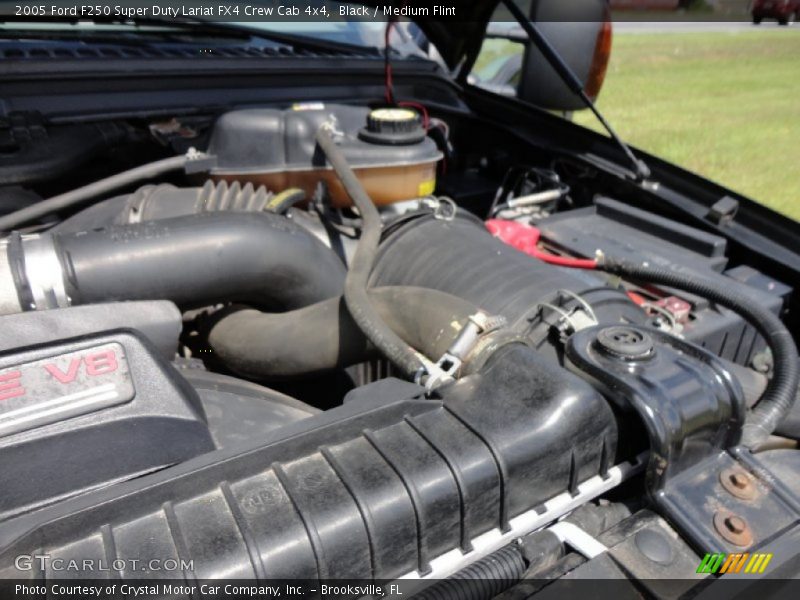 Black / Medium Flint 2005 Ford F250 Super Duty Lariat FX4 Crew Cab 4x4