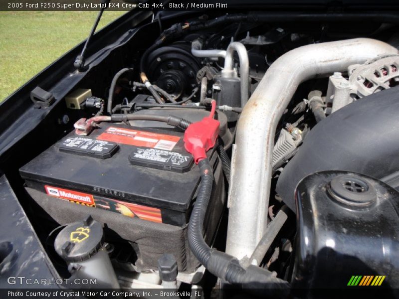 Black / Medium Flint 2005 Ford F250 Super Duty Lariat FX4 Crew Cab 4x4