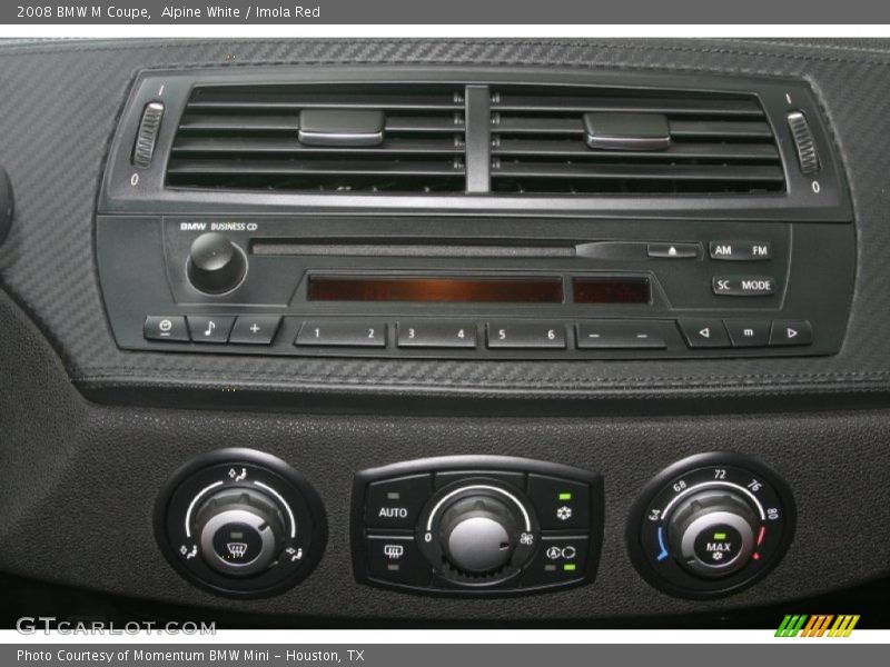 Controls of 2008 M Coupe