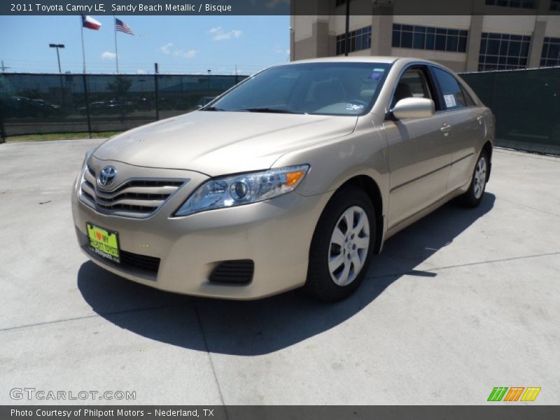 Sandy Beach Metallic / Bisque 2011 Toyota Camry LE