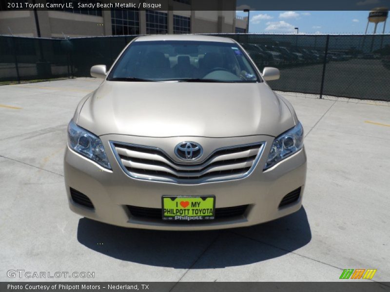 Sandy Beach Metallic / Bisque 2011 Toyota Camry LE