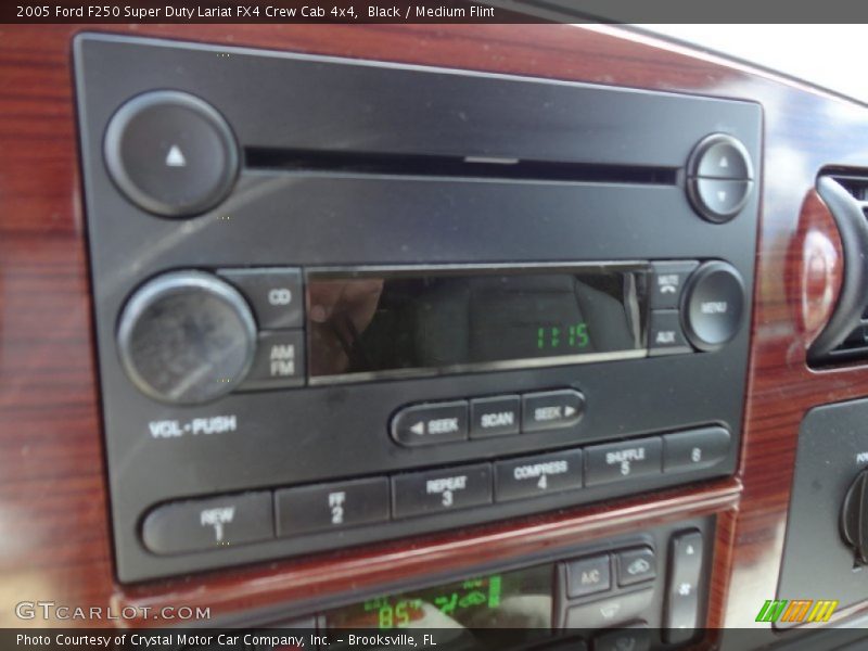 Black / Medium Flint 2005 Ford F250 Super Duty Lariat FX4 Crew Cab 4x4